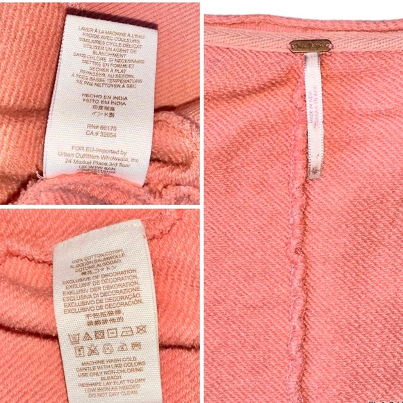 Free People Suns Out Off Shoulder Pullover Patchwork Block Print Sweatshirt XS - Picture 12 of 16